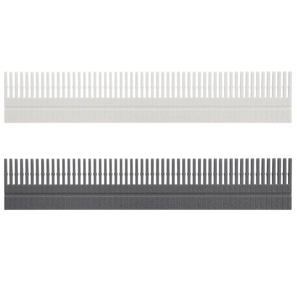 Preview: purvario Stauleiste für Schubladen, hellgrau