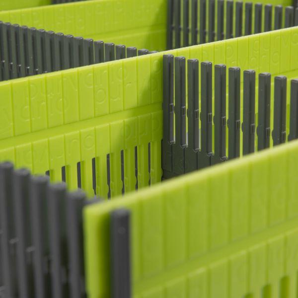 purvario Stauleiste für Schubladen, lime