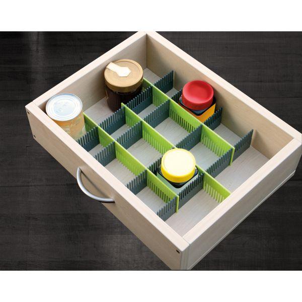 purvario Stauleiste für Schubladen, lime