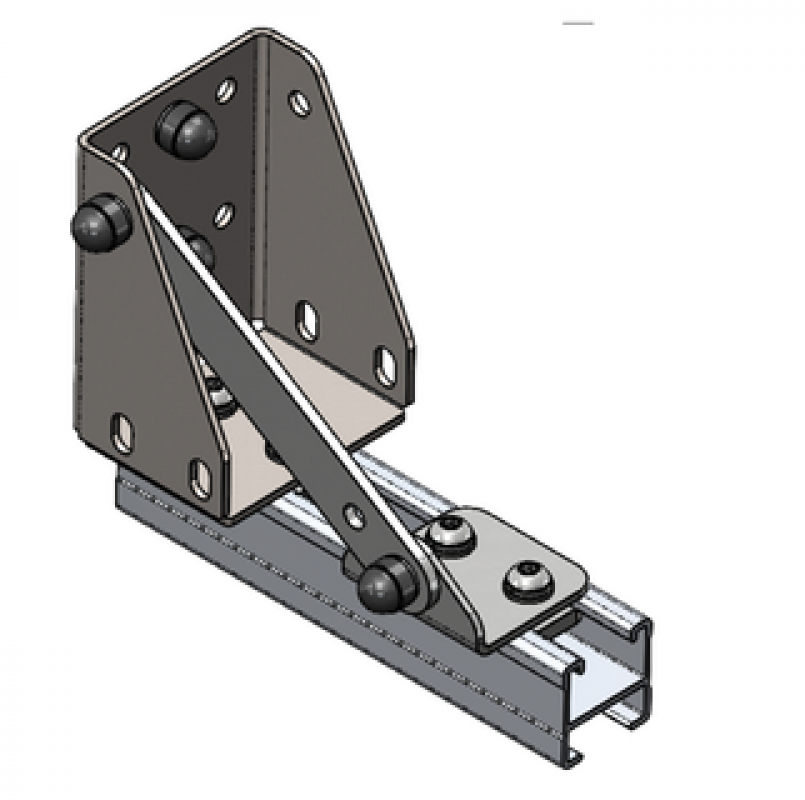 Alu-Cab 270°, 180° und 2m Markise Halterung für Rhino Rack Querträger (Kit)