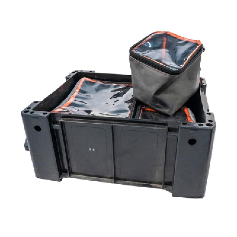Alu-Cab Ammo Box Organizer-Taschen (Kit: 2x klein, 1x groß)
