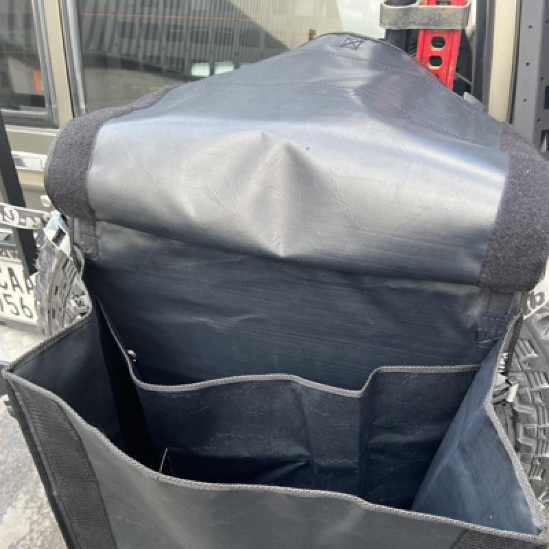 Alu-Cab Reserverad Tasche Schwarz - Groß