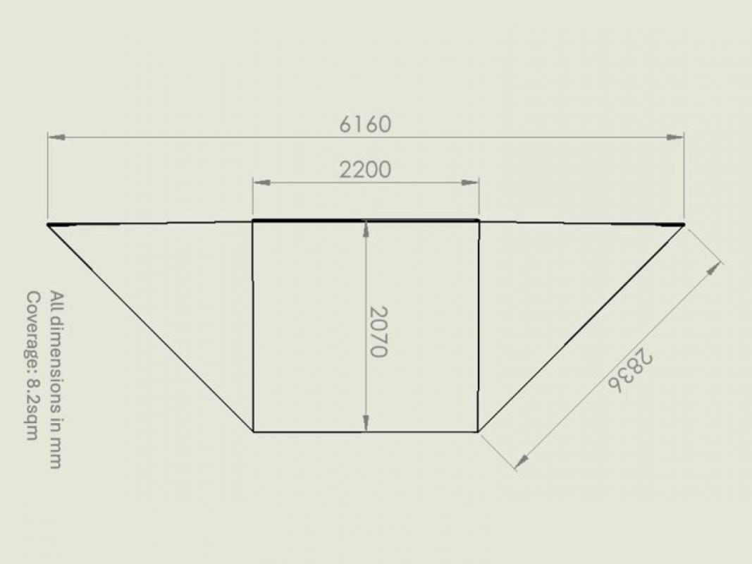 Darche 180 Freestanding Led Awning