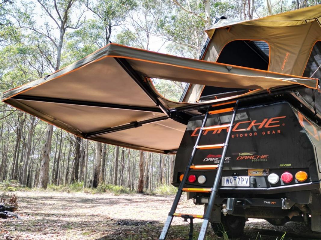 Darche 270 Freestanding Awning + RTT Entry LHS