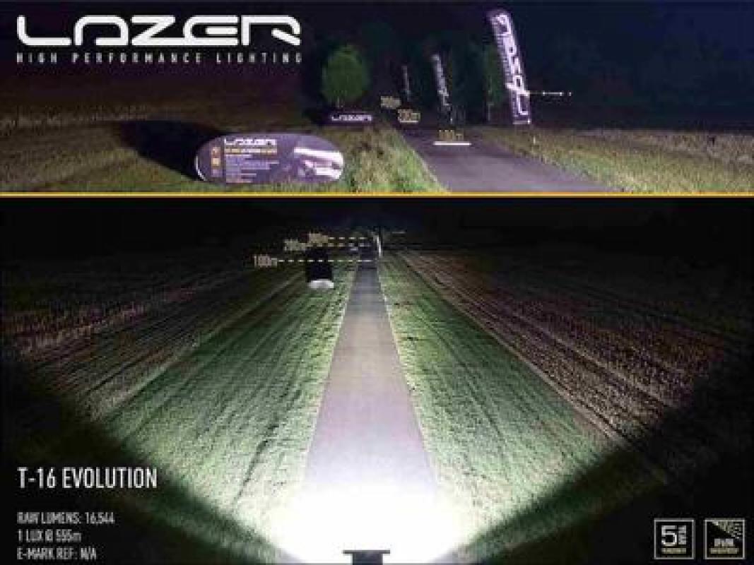 Lazer Lamps T16 Evolution LED-Scheinwerfer Schwarz