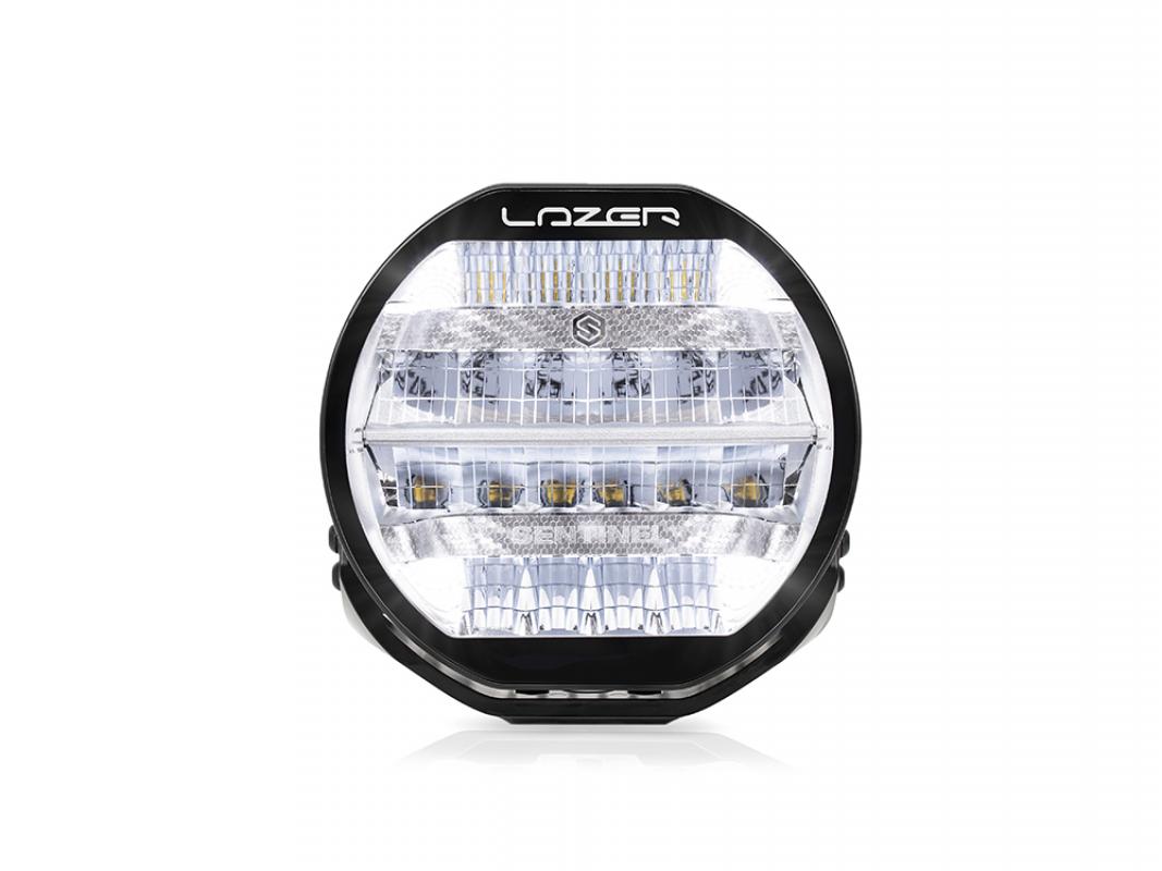 Lazer Lamps Sentinel 9" Chrome in Schwarz mit Positionslicht