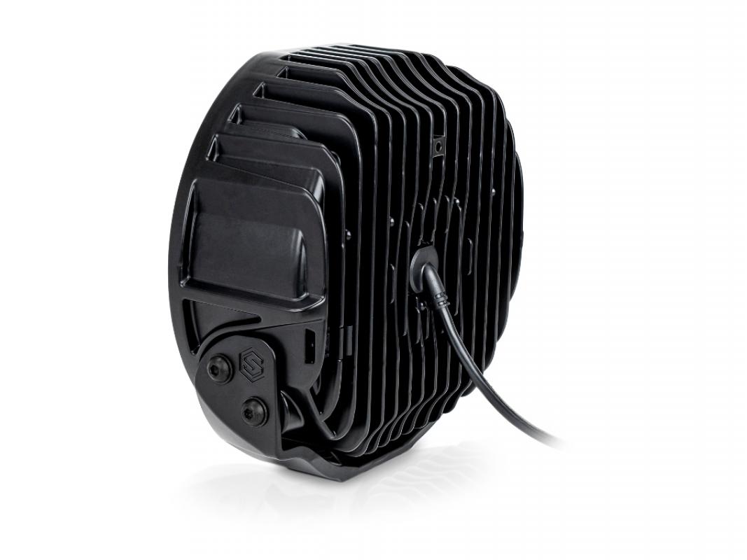 Lazer Lamps Sentinel 9" Chrome in Schwarz mit Positionslicht