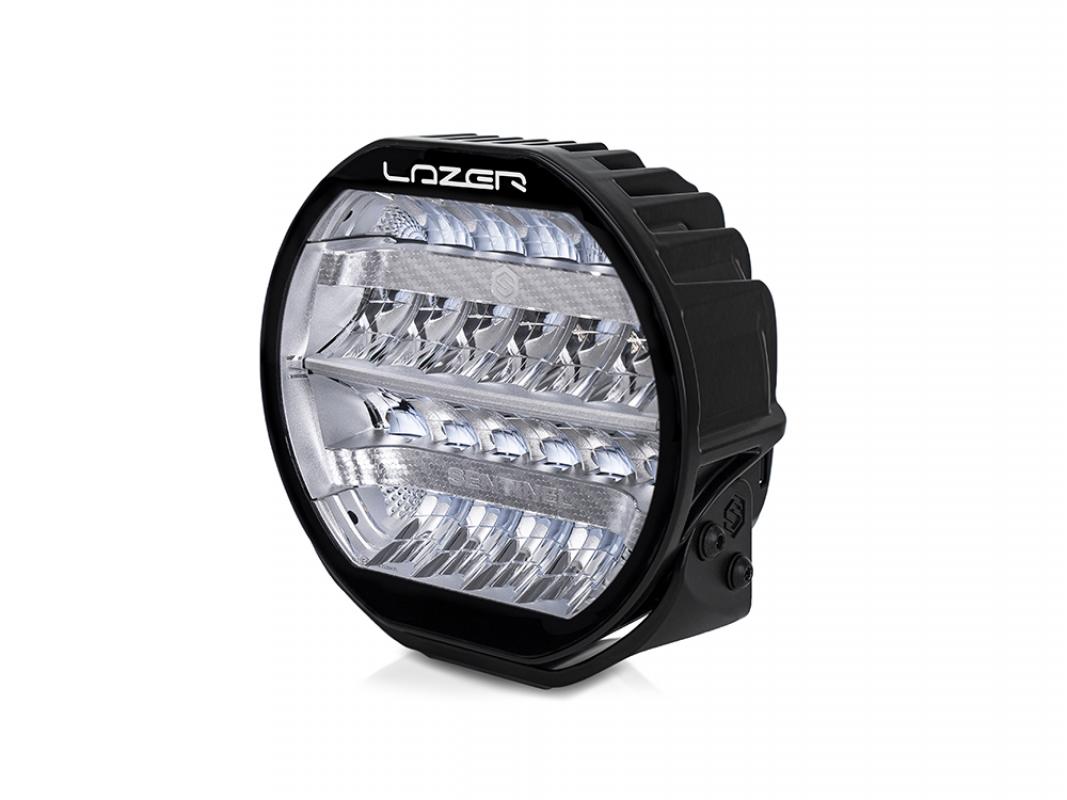 Lazer Lamps Sentinel 9" Chrome in Schwarz mit Positionslicht