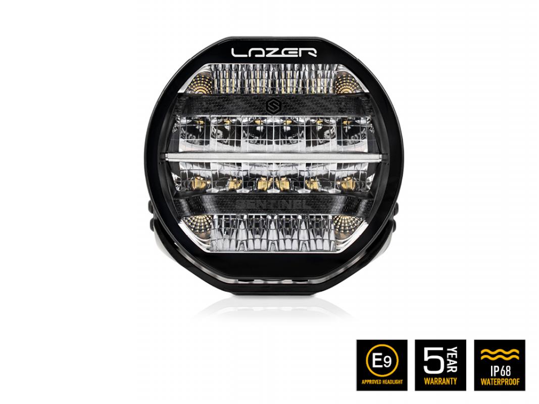 Lazer Lamps Sentinel 9" Standard in Schwarz mit Positionslicht