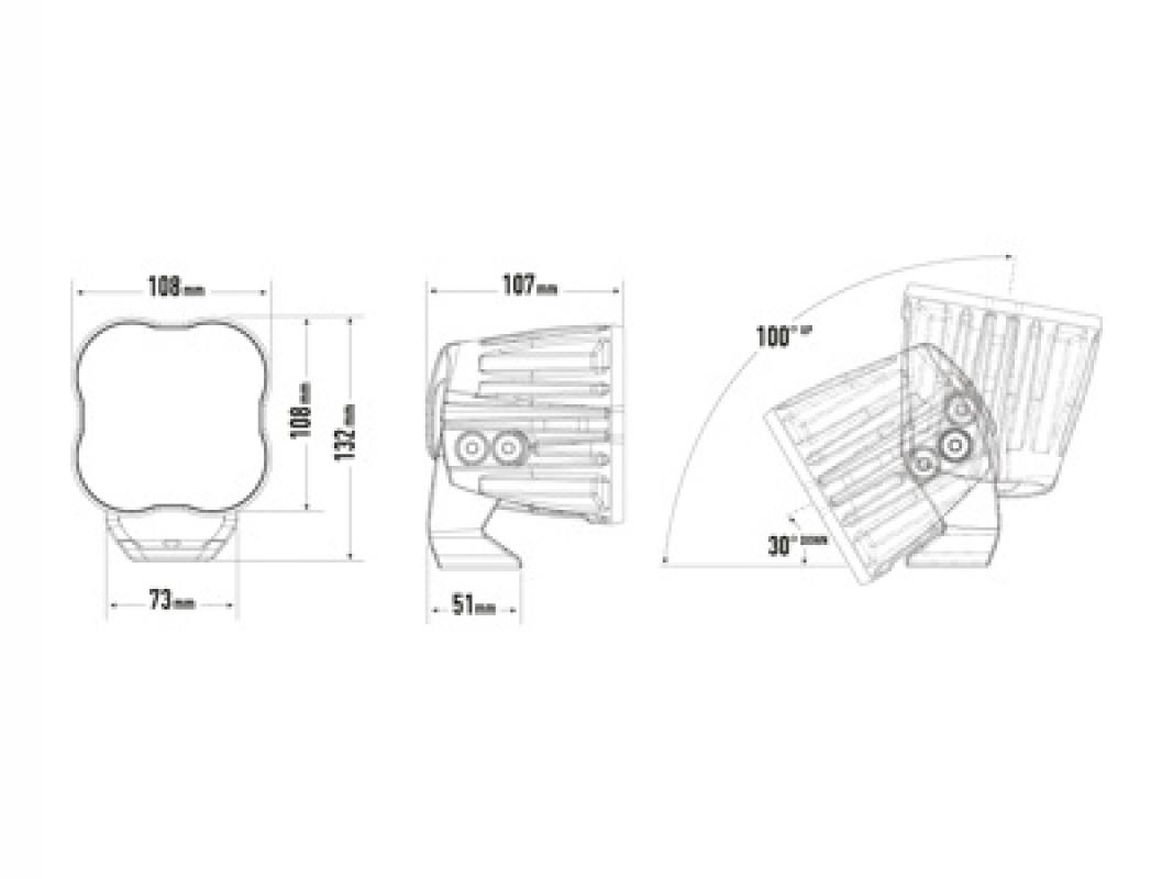Lazer Lamps Utility-80 HD Scheinwerfer