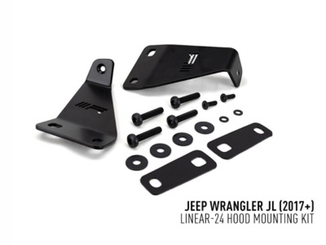 Lazer Lamps Hauben-Halterungs-Kit für Jeep Wrangler JL (2017+) für Linear-24