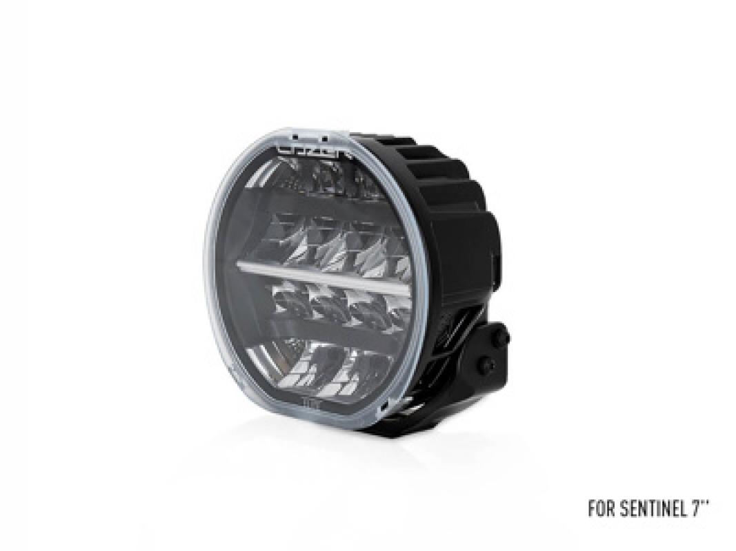Lazer Lamps Linsenschutz für Sentinel 7" Weiss (Transparent)