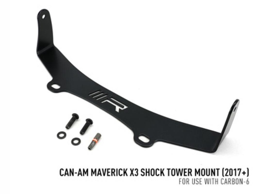 Lazer Lamps Stoßdämpferturm-Montagesatz für Can-Am Maverick X3 2017+ (für Carbon-6)