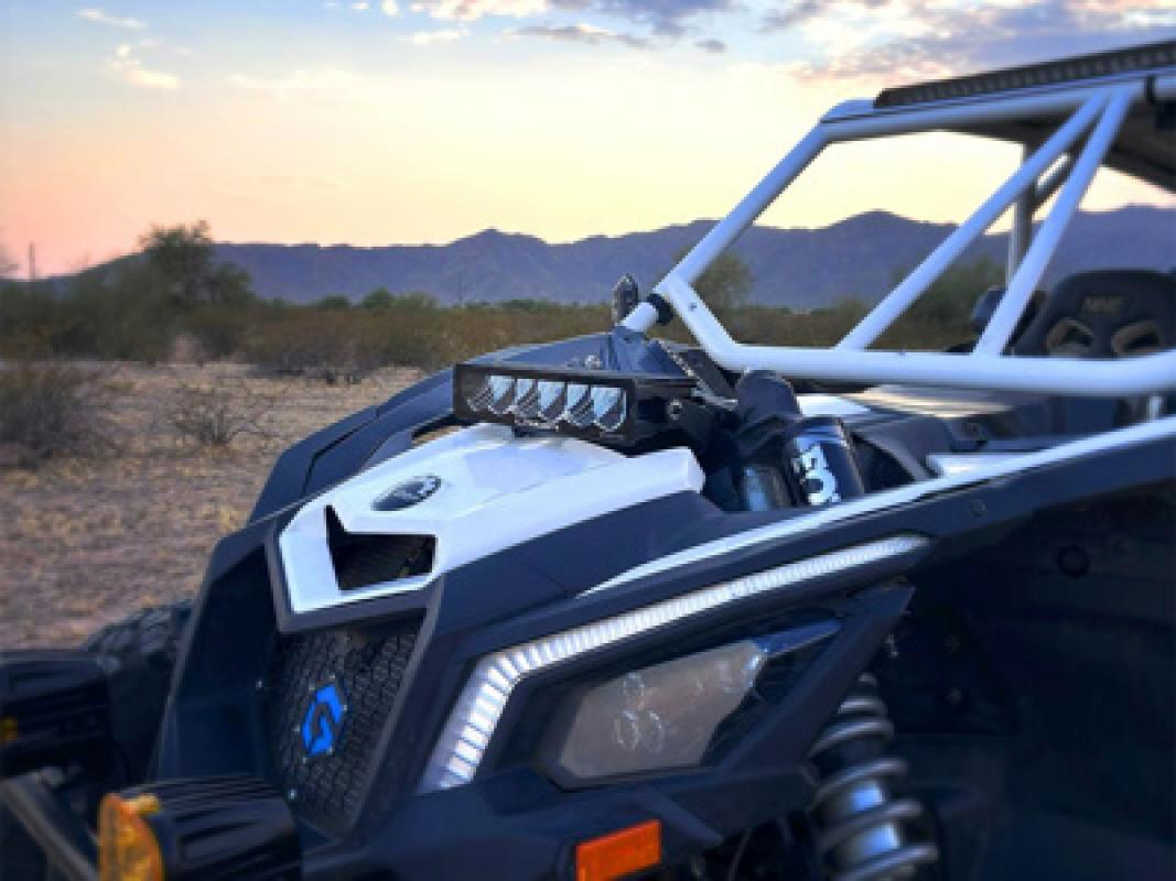 Lazer Lamps Stoßdämpferturm-Montagesatz für Can-Am Maverick X3 2017+ (für Carbon-6)