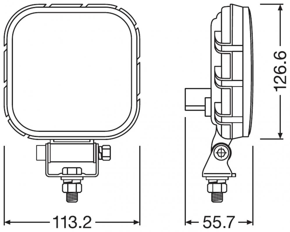 OSRAM Rückfahrscheinwerfer FX120S-WD rechteckig
