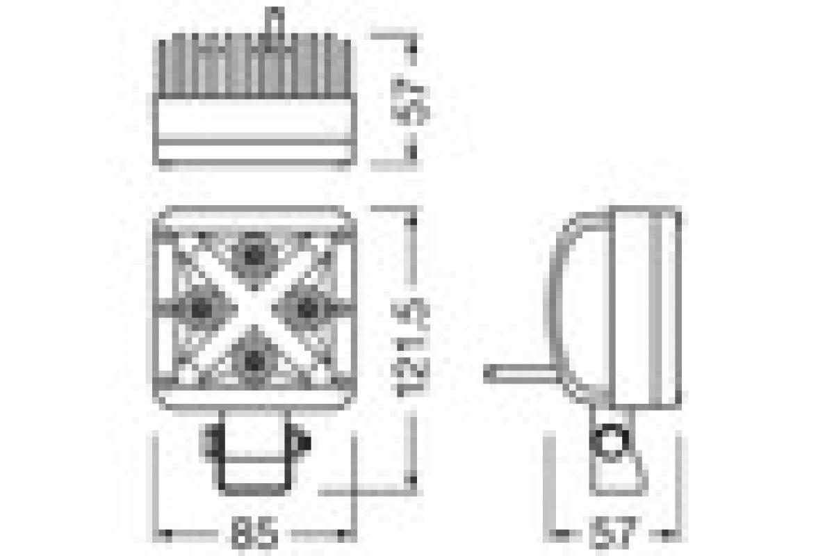 OSRAM Zusatzscheinwerfer MX85-WD
