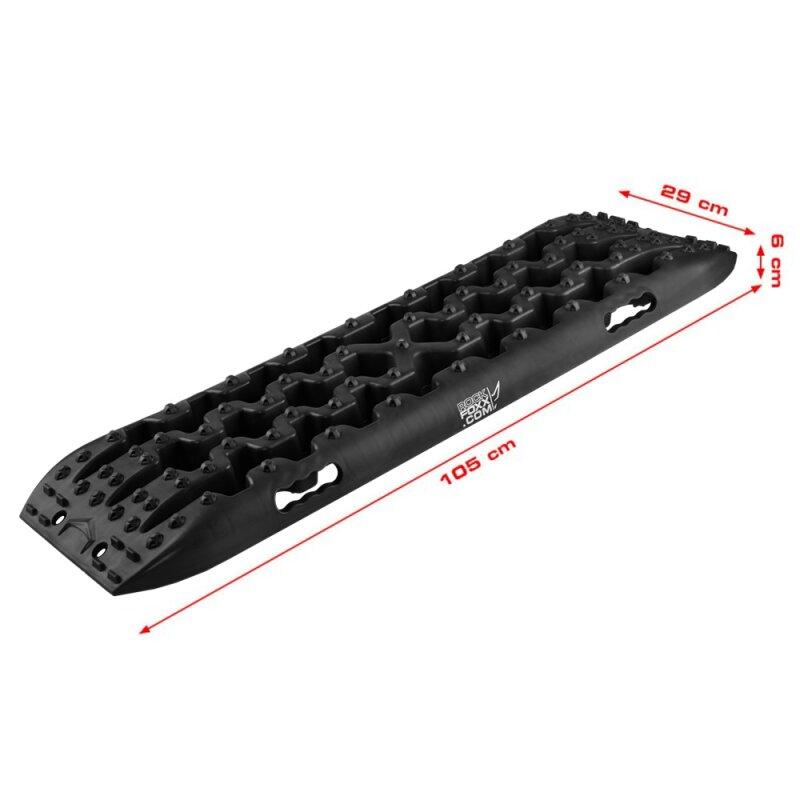Rockfoxx Bergeboards, Sandbleche, Offroad Anfahrhilfen, 10 Tonnen, Paar