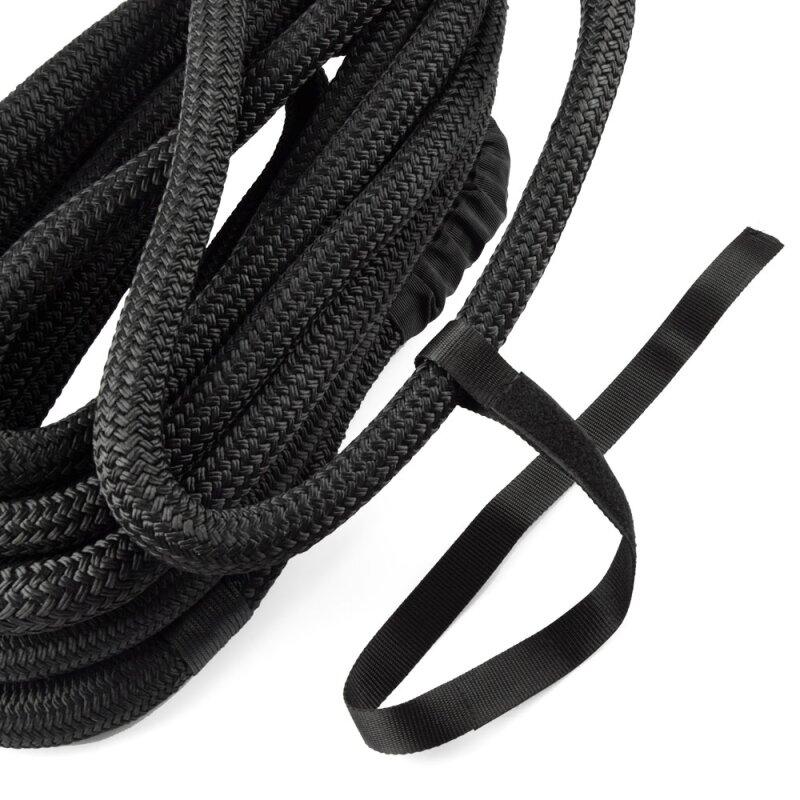 Rockfoxx Kinetisches Bergeseil, 9m x 25mm, 13,8t Bruchlast, elastisches Abschleppseil