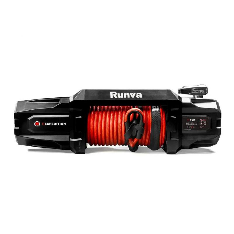 Runva - 11 Expedition 12V Seilwinde mit Syntethik Seil inkl. Zubehör