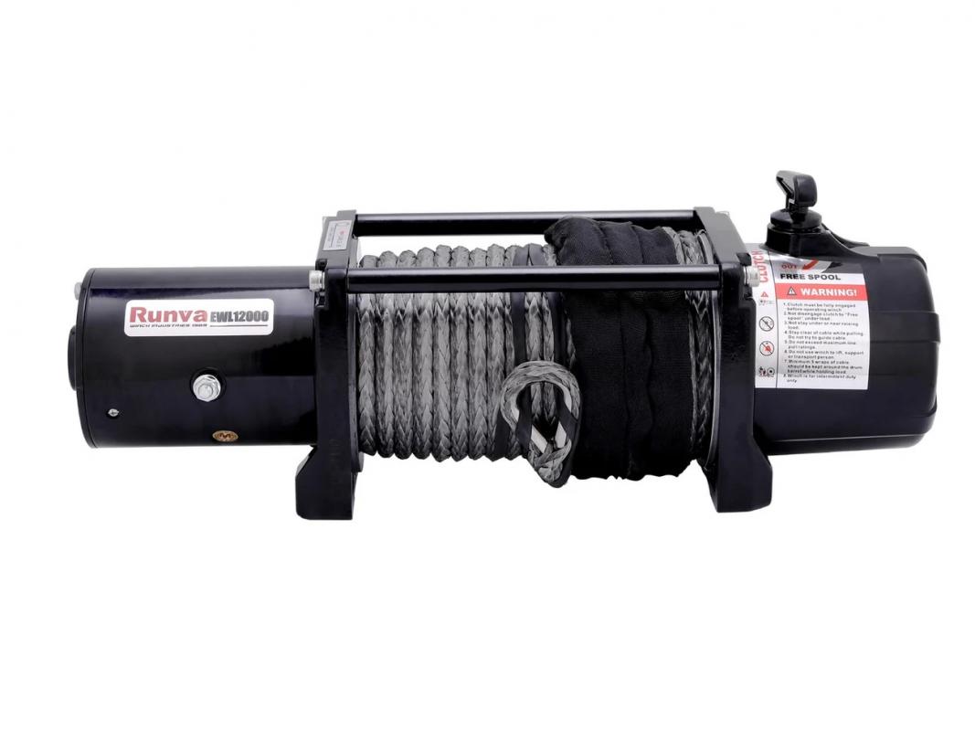 Runva - EWL12000 12V Seilwinde mit Synthetik Seil