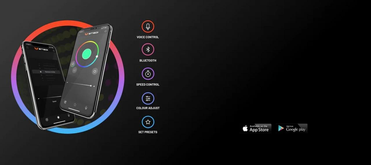 STEDI Surface Rock Light RGB (1 Stk.)