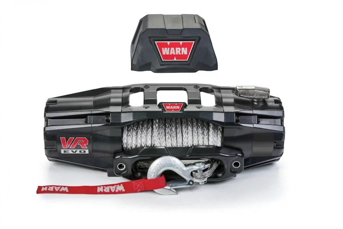 WARN Seilwinde VR EVO 8s 12V 3.630 kg Zugkraft, Kunststoffseil