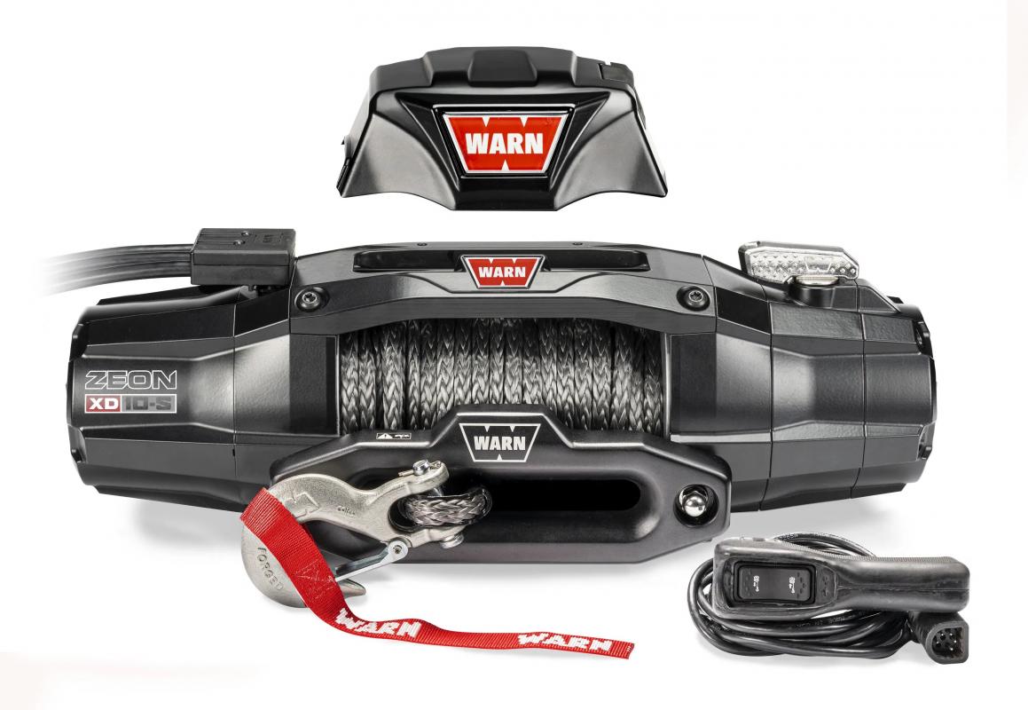 WARN Seilwinde ZEON XD 10 12V 4.535 kg Zugkraft inkl. Kunststoffseil