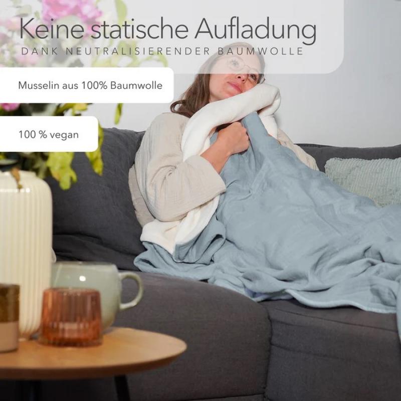Blanketino Kuscheldecke Musselin