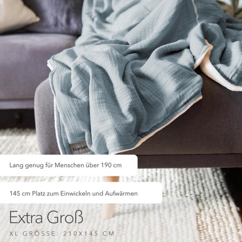 Blanketino Kuscheldecke Musselin