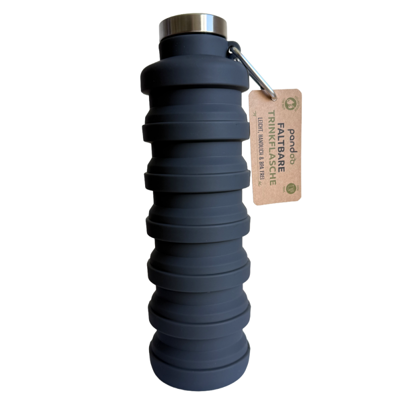 pandoo faltbare Silikon-Trinkflasche 700 ml