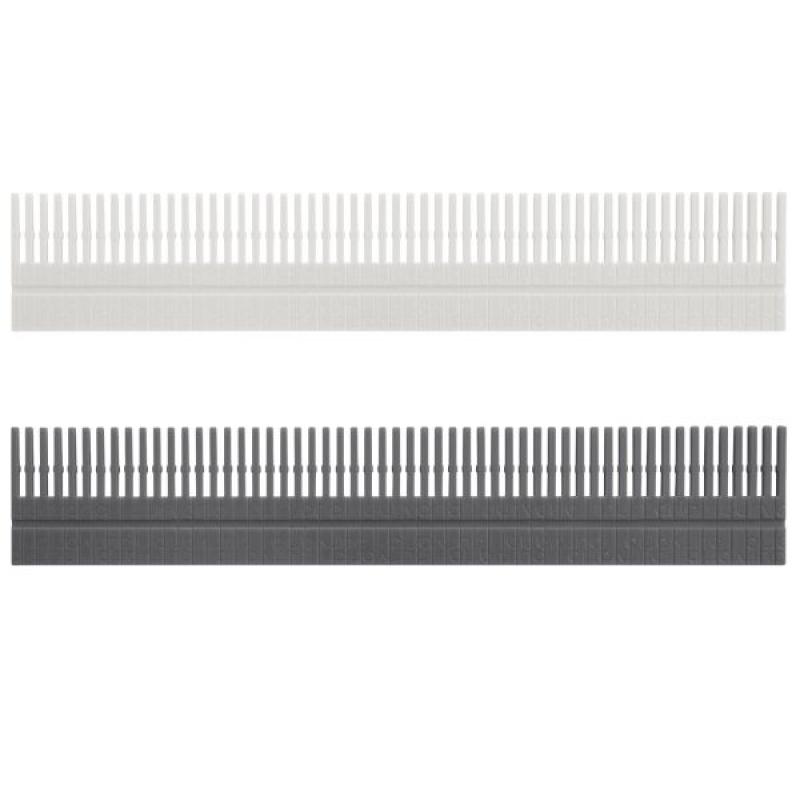 purvario Stauleiste für Schubladen, hellgrau